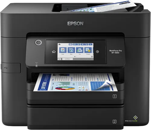 Vista 6 de Epson® Workforce® Pro WF-4820 Impresora inalámbrica de inyección de tinta a color todo en uno, negro, grande