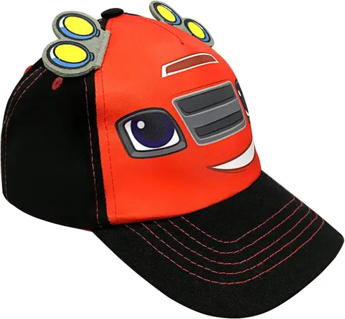 Vista 6 de Nickelodeon Blaze and The Monster Machines - Gorra de béisbol ajustable de algodón 5 paneles color rojo