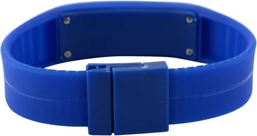 Vista 6 de Pappi-Haunt - Juego de 3 pulseras LED de silicona unisex para niños y niñas, Digital