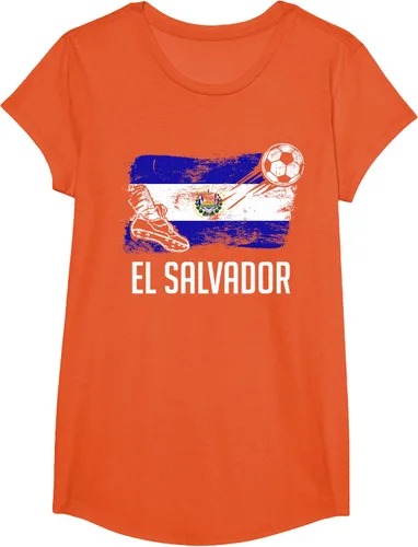 Vista 64 de Camiseta salvadoreña con bandera de fútbol salvadoreño