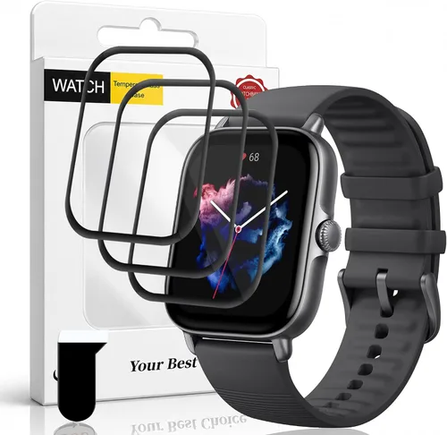 Vista 39 de Paquete de 3 protectores de pantalla para Amazfit Active 2, protección flexible de vidrio no templado, película protectora transparente HD