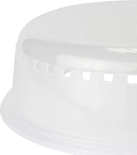 Vista 2 de Tapa para microondas clásica Chef Craft, 10 pulgadas de diámetro, transparente