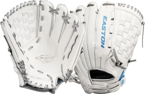 Vista 10 de Easton Ghost NX Fastpitch Softball Glove Blanco / Berry Cesta de red de 2 piezas