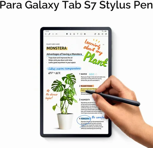 Vista 6 de Paquete de 2 Galaxy Tab S7 S Pen de repuesto para Samsung Galaxy Tab S7 Negro (Black)