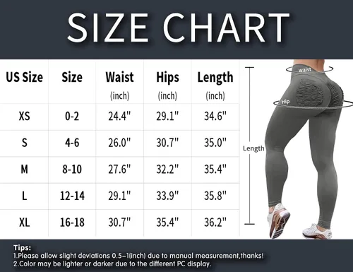 Vista 2 de HIOINIEIY Leggings fruncidos con levantamiento de glúteos para mujer, cintura alta, pantalones de yoga con bolsillos