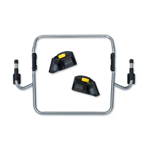 Vista 9 de BOB Gear Adaptador de cochecito de jogging individual para asientos de automóvil infantiles Britax, gris