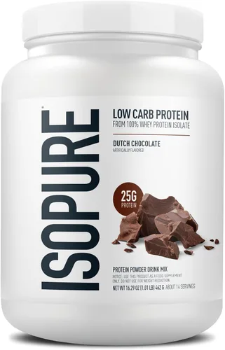 Vista 27 de Isopure Proteína aislada de suero de carbohidratos en polvo, crema