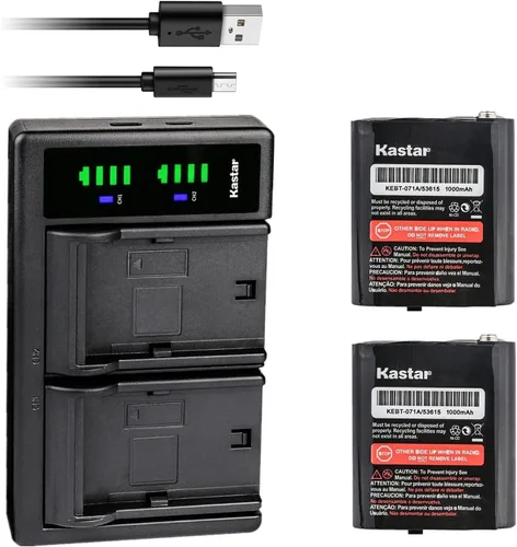 Vista 5 de Kastar Cargador de batería dual inteligente para Motorola ULFRS4002A ULFRS-4002A, TalkAbout EM1000 EM1000R EM1020R FV800 FV800R T4800 T4900 T5000