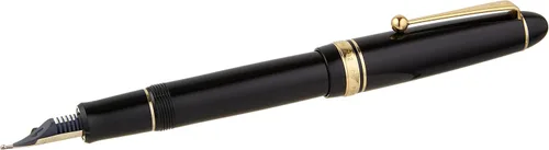 Vista 3 de Pilot Pluma estilográfica Custom 742, cuerpo negro, plumilla FM (FKK-2000R-B-FM)