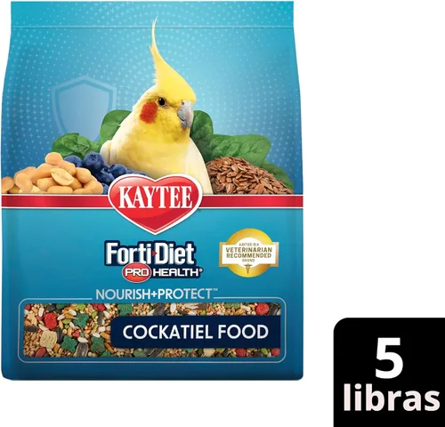 Vista 13 de Comida saludable para pájaros Kaytee Forti Diet Pro, para periquitos, Pastel de cumpleaños