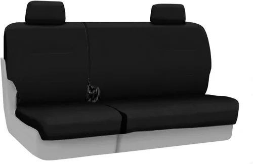 Vista 26 de Coverking Funda de asiento de ajuste personalizado para modelos selectos de Nissan Frontier, polialgodón (negro)