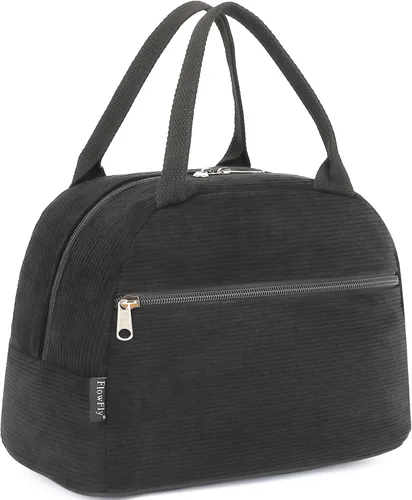Vista 26 de Bolsa de almuerzo aislada FlowFly - Bolsa de asas organizadora para mujeres/hombres, Alpaca
