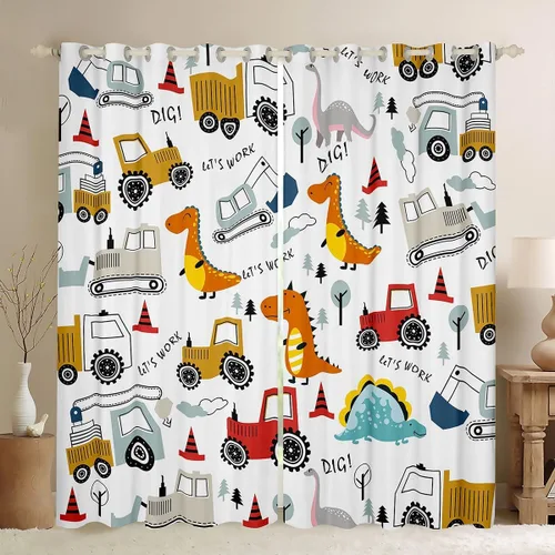 Vista 47 de Feelyou Cortinas opacas con estampado de leopardo para dormitorio, sala de estar, safari, cortinas de oscurecimiento de habitación con purpurina