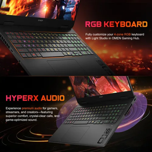Vista 7 de PCONLINE Laptop para juegos HP OMEN Slim RTX 5070 Intel Ultra 9 285H 240Hz