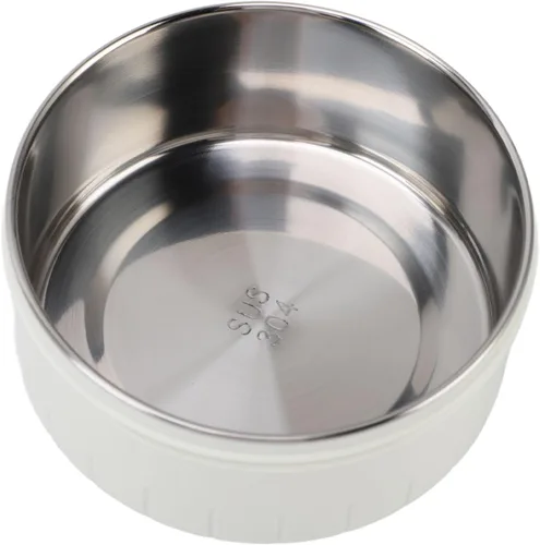 Vista 9 de Caja de acero inoxidable aislada, tarro de alimentos aislado de acero inoxidable de 5 capas apilable con correa a prueba de fugas para microondas