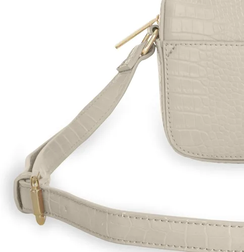 Vista 5 de KATIE LOXTON Correa ajustable de piel sintética de cocodrilo vegana con cierre completo