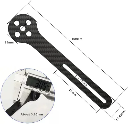 Vista 5 de Soporte de computadora de ciclismo delantero para manillar integrado Soporte de velocímetro de bicicleta compatible con cronómetro de bicicleta