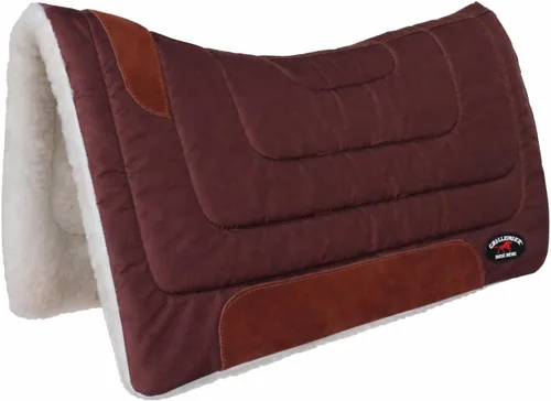 Vista 12 de CHALLENGER Horse & Pony Saddle PAD Western Riding Trail Cordura Top Fur Bottom Full 39143