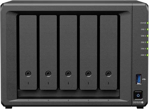 Vista 8 de Synology DiskStation DS1525+ de 5 bahías (sin disco)