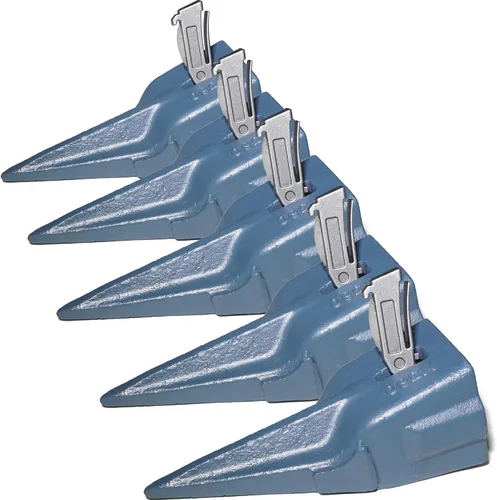Vista 7 de Titan Attachments Juego de 5 piezas X290TT Cucharón Dientes K290S Spring Pin Tiger Diente Excavadora Hensley