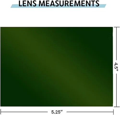 Vista 3 de Lentes grandes para soldadura de 4.5 x 5.25 pulgadas