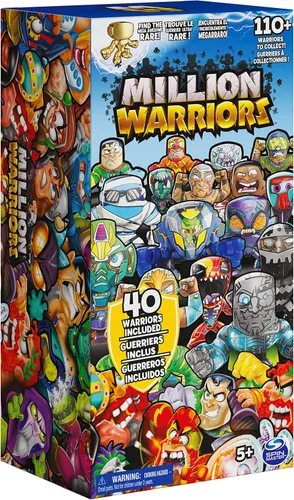 Vista 9 de Million Warriors, Paquete de 40 figuras coleccionables, guerrero raro garantizado, juguetes sorpresa para niños y niñas a partir de 5 años