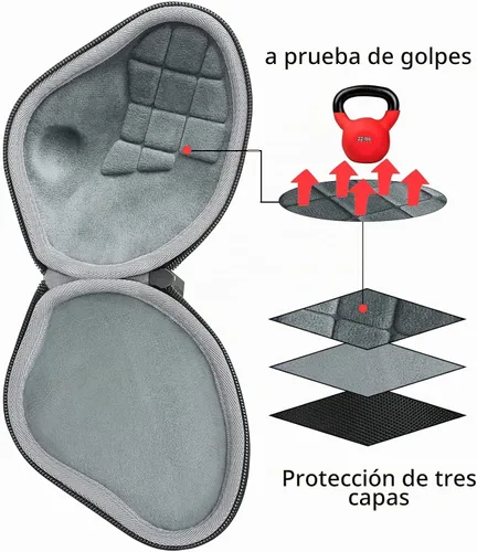 Vista 3 de co2CREA - Carcasa rígida para ratón Logitech Ergo M575S/M575/M570 Trackball