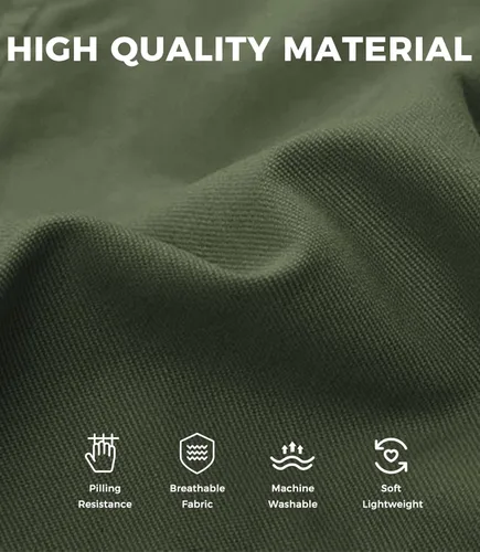 Vista 7 de Alalaso Mens Cargo Shorts Relaxed-Fit Ripstop Lightweight Pants Hiking Outdoor Work Short Trousers with Multi-Pocket