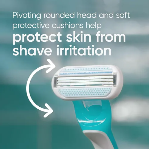 Vista 4 de Gillette Venus Tropical - Maquinilla de afeitar desechable para mujer, 3