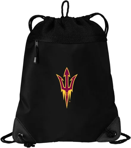 Vista 61 de Texas A&M Aggies Bolsa con cordón Texas A&M Cinch Pack Mochila Malla y Microfibra, Multi, Tamaño único, Viajar