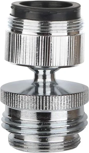 Vista 9 de Kit de adaptador de grifo Hibbent, adaptador de aireador giratorio para conectar manguera de jardín - Adaptador de grifo de fregadero de cocina