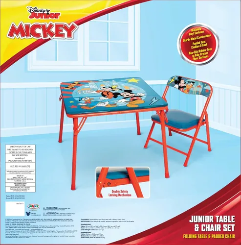 Vista 5 de Conjunto de mesa de actividades Mickey Mouse Jr. con 1 silla