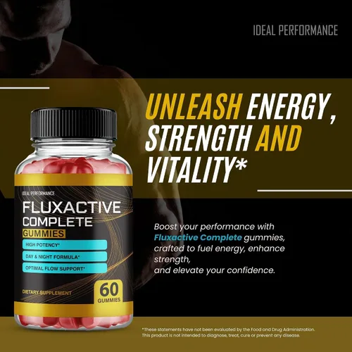 Vista 7 de Fluxactive Complete Gummies Flux Active Complete Max Strength Nuevos ingredientes (2 unidades)
