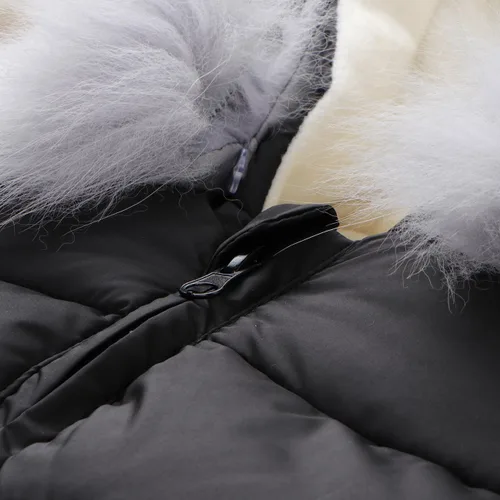 Vista 2 de Enterizo unisex para recién nacido, traje de nieve, chaqueta con capucha de invierno