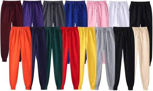 Vista 5 de Pantalones deportivos de mujer con bolsillos de longitud pequeña, pantalones casuales de entrenamiento atlético, pantalones deportivos con cordón