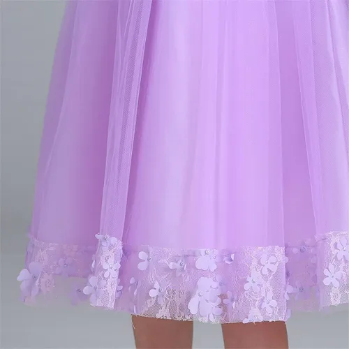 Vista 7 de FKKFYY 2-10T - Vestido de princesa para boda, baile de graduación