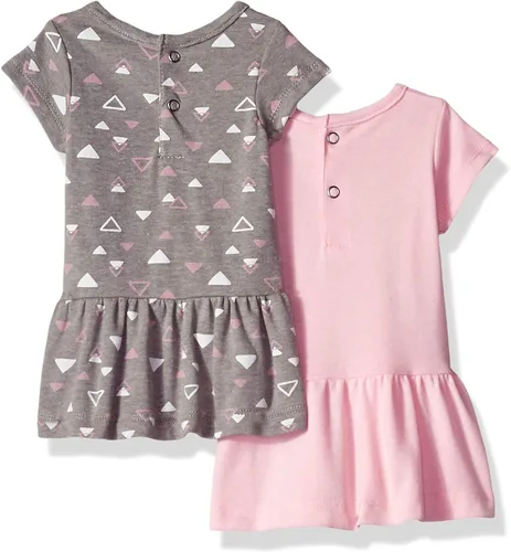 Vista 2 de Hanes Conjunto Flexy de 2 túnicas de manga corta con 2 leggings para bebé niña
