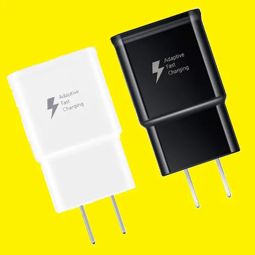 Vista 4 de [Adaptador de pared de carga rápida para Samsung Galaxy S9 / S8 / S6 / S7 - Note 10/9 / 8 Edge/Plus/Active % 75 cargador más rápido