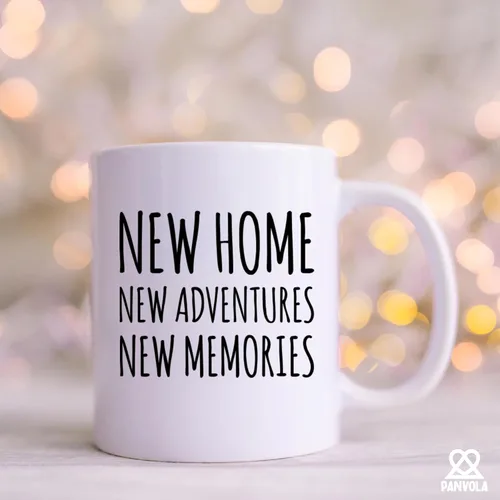 Vista 4 de Panvola New Home New Adventures New Memories Moving Gift para parejas recién casadas, regalos para vecinos, familia en mudanza, inauguración