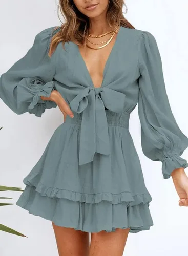 Vista 7 de Dokotoo - Conjunto de tankini para mujer con estampado de rayas de moda y forro doble (tallas CH-3XG)
