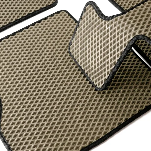 Vista 6 de Alfombrillas de auto de ajuste personalizado para todo tipo de clima para Mazda CX-3 2015-2023 - Aspecto elegante y ajuste de precisión (beige)