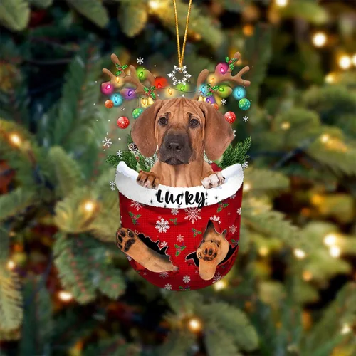 Vista 116 de Adorno de Navidad personalizado para perro Airedale Terrier en bolsillo de nieve, adorno para árbol de Navidad, idea de regalo para amantes