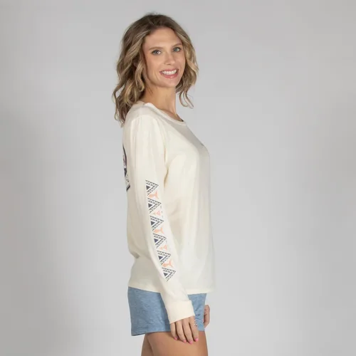 Vista 5 de Salt Life Camiseta de manga larga con atún tribal para mujer