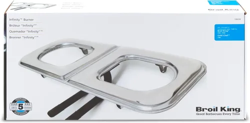 Vista 4 de Broil King Quemador Infinity de acero inoxidable 18434 T501, plateado