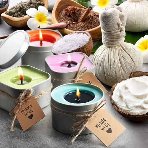 Vista 7 de Etienne Alair Kit de fabricación de velas de soja orgánica para adultos, manualidades de bricolaje, suministros completos de fabricación de velas