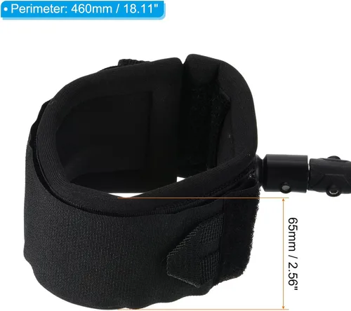 Vista 3 de PATIKIL Correa para tabla de surf, correas rectas, cuerda para la muñeca, para tabla de remo