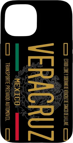 Vista 6 de Funda para teléfono con placa de matrícula Veracruzano Veracruz para iPhone 16