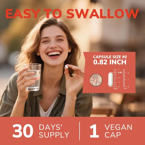 Vista 4 de Vitalibre Akkermansia Muciniphila Probiotic 1 mil millones de TFU con inulina prebiótica natural, aumenta naturalmente GLP-1, digestión saludable