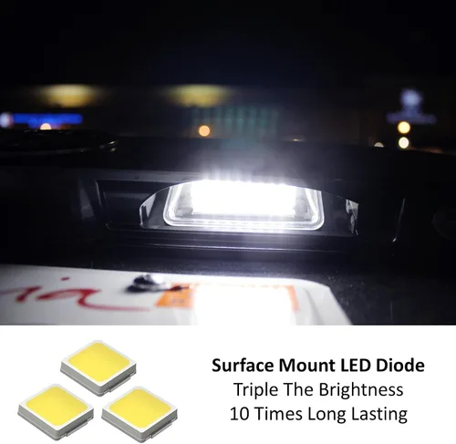 Vista 3 de iJDMTOY OEM-Fit - Kit de luces LED completas para matrícula de 3 W, compatible con Scion FR-S Toyota 86 Subaru BRZ Impreza WRX STi Legacy Crosstrek