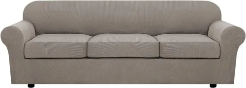 Vista 36 de H.VERSAILTEX Fundas de Sofá Elásticas para Cojines Fundas de Sofá para Muebles de Sala Fundas Protectoras